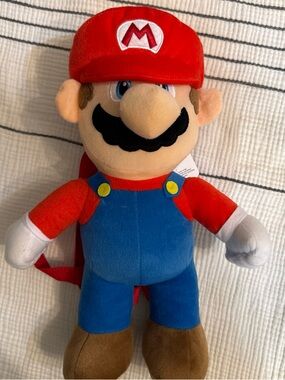 Nintendo Mario Plush - Red Hat & Shirt with Blue Overalls